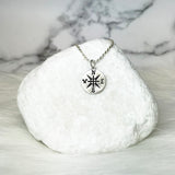 mens compass necklace gift for godson