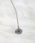 May You Never Lose Your Way Sterling Silver Compass Necklace