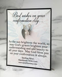 Confirmation Wishes Gift Angel Wing and Cross Sterling Silver Necklace