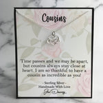 cousins close at heart quote gift idea