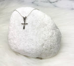 Unisex Cross for Christening Or Baptism Sterling Silver Infant Necklace