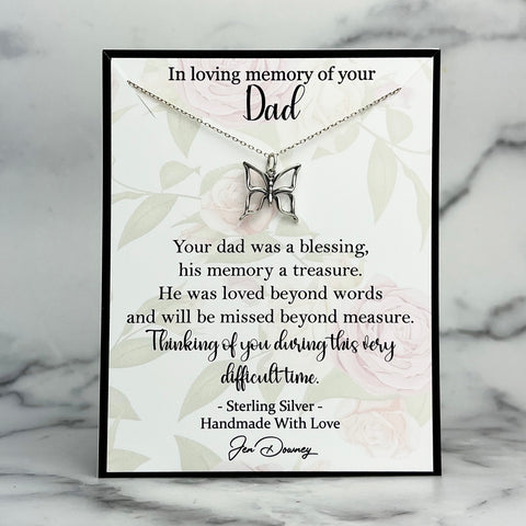 your dad was a blessing sympathy quote