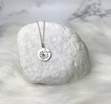 Niece Birthday Wishes Gift Idea Sterling Silver Dandelion Necklace