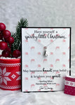 Spooky Christmas Gift Happiness Haunt Your Holiday Sterling Ghost Necklace