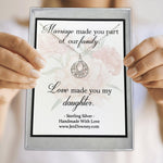 Marriage Made You Part Of Our Family Daughter In Law Quote Gift Idea