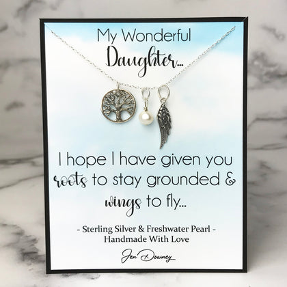 daughter quote roots to stay grounded wings to fly