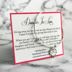 Daughter In Law Wedding Gift Sterling Silver Bangle Heart Charm
