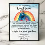 dog mama sympathy gift for loss of dog