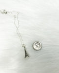 Sterling Silver Eiffel Tower Paris Necklace