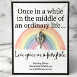 Once In A While Love Gives Us A Fairytale Romantic Gift Idea Sterling Silver Hot Air Balloon Necklace