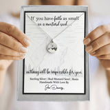 if you have faith as small as a mustard seed quote