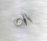 To Fly Give Up Everything That Weighs You Down Feather Earrings Sterling Silver