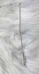 Psalm 91:4 Sterling Silver Feather Necklace