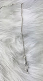 Pronoia Meaning Universe Has My Back Sterling Silver Feather Necklace