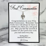 first communion gift for her angel jewelry