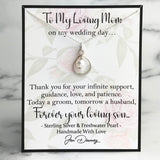 Mom Wedding Gift From Son Tomorrow A Husband Freshwater Pearl Necklace