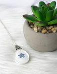 real forget me not necklace 