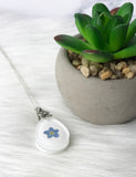 real forget me not necklace 