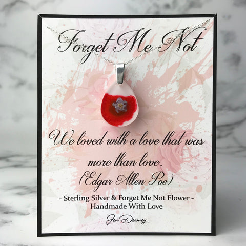 forget me not gothic romantic gift idea for her
