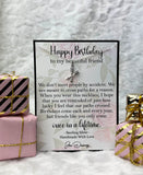 meaningful friendship birthday quote 