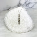 sterling goddess necklace