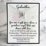 Godmother quote gift from above chosen with love