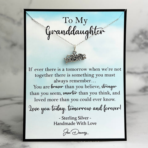 granddaughter gift idea love you today forever and always