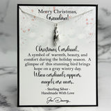 grandma christmas gift cardinal quote 
