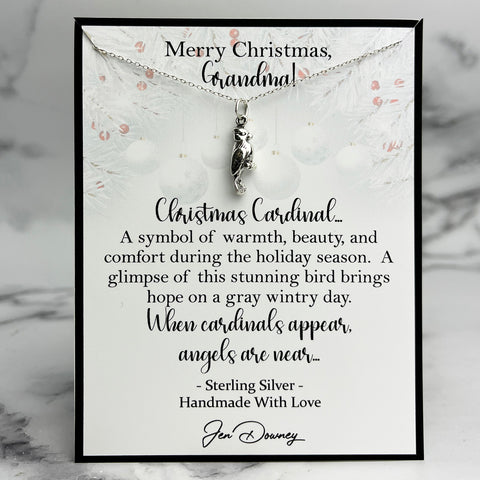 grandma christmas gift cardinal quote 