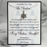 grateful for you christmas gift