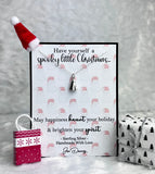 Spooky Christmas Gift Happiness Haunt Your Holiday Sterling Ghost Necklace
