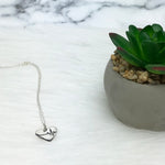 Nursing Is A Work Of Heart Sterling Silver Heartbeat Necklace