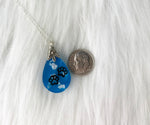 paw prints in heaven necklace