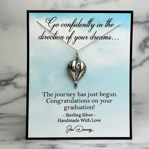 confidently in direction of dreams quote hot air balloon