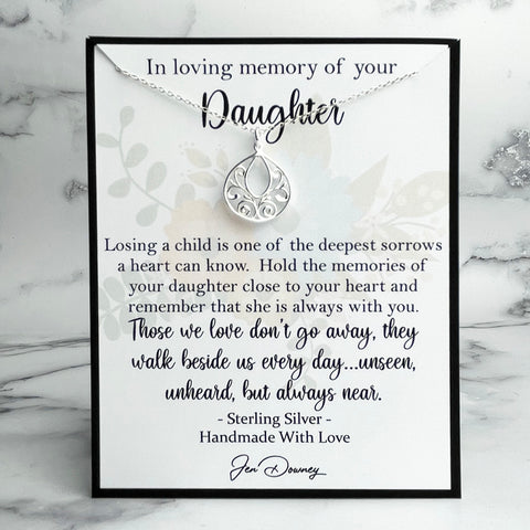 loving memory of your daughter sympathy gift