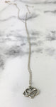 Love Between Mother and Daughter Is Forever Sterling Silver Infinity Heart Necklace