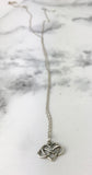 Love Between Mother and Daughter Is Forever Sterling Silver Infinity Heart Necklace