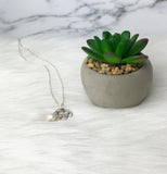 One Year Anniversary Gift For Her Fresh Water Pearl Romantic Sterling Silver Necklace