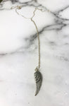 Your Wings Were Ready Sympathy Gift Sterling Silver Angel Wing Necklace