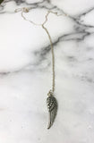 Your Wings Were Ready Sympathy Gift Sterling Silver Angel Wing Necklace