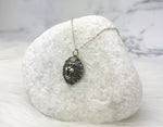 Hey Warrior Keep Going Strength Necklace Sterling Silver Lion