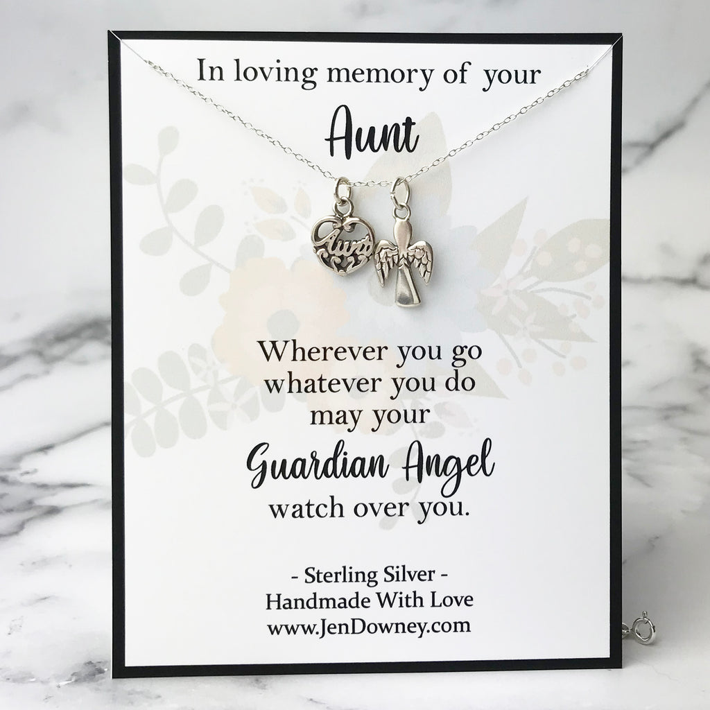 Sterling Silver Guardian Angel Necklace By attic | notonthehighstreet.com