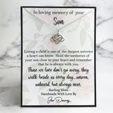 in loving memory of your son memorial gift sympathy quote