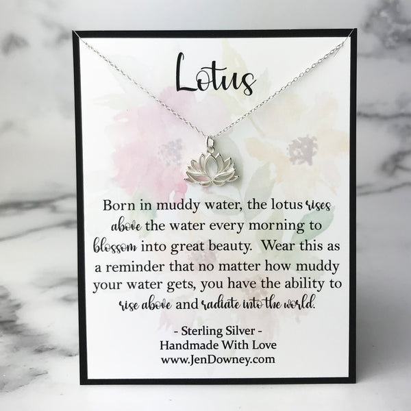 正規通販 STRONG LOTUS SILVER NECKLACE OUR's sdspanama.com