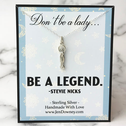 Be A Legend Sterling Silver Goddess Necklace