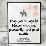 chai symbol necklace gift for birthday or wedding
