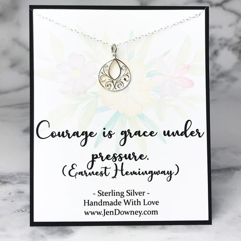 Courage is grace under pressure