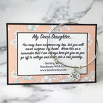 Daughter Off To College Gift Compass Bangle Sterling Silver