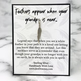 feathers appear when your grandpa is near