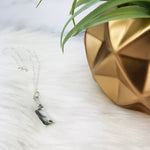 Wishing You A Killer Valentine's Day Gift For Her Sterling Silver Chef Knife Necklace